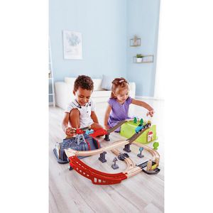 Produktbild für Spielzeugeisenbahn Hape E3764 Eisenbahn-Baukasten