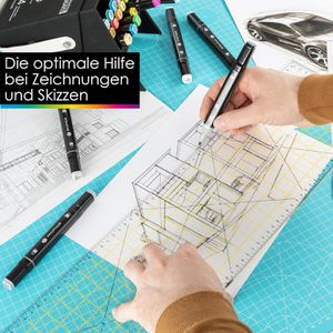 Produktbild für Schneidelineal OfficeTree 220, 60 cm