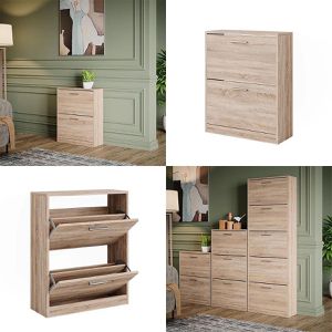 Produktbild für Schuhschrank Vicco Gizmo, sonoma eiche