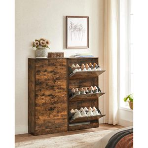 Produktbild für Schuhschrank Vasagle LBC030X01, vintage braun