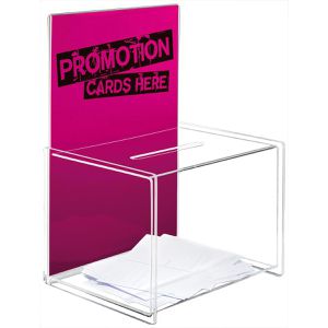 Produktbild für Spendenbox Sigel VA 150, Acryl, transparent