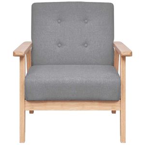 Produktbild für Loungesessel vidaXL 242225, hellgrau