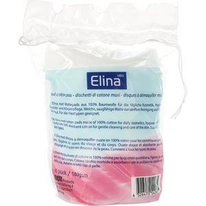 Produktbild für Wattepads Elina-med Maxi Sanfte Pflege, oval