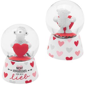 Produktbild für Schneekugel Sheepworld 48522, aus Glas, mit Glitzer