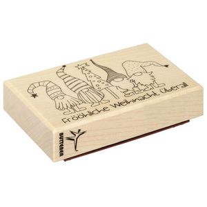 Produktbild für Motivstempel Rayher 29224000 Es wichtelt, aus Holz