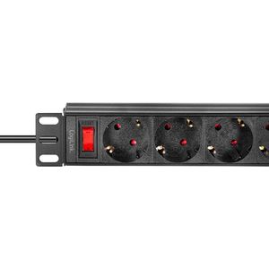 Produktbild für Steckdosenleiste LogiLink PDU4B01, PDU, 2m Kabel