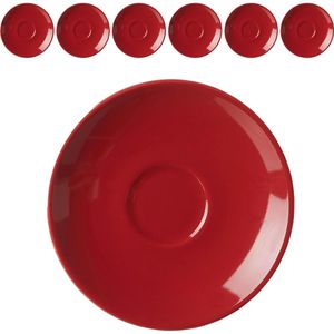 Untertasse Ritzenhoff&Breker Doppio, rot