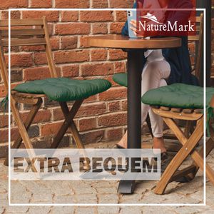 Produktbild für Stuhlkissen NatureMark dunkelgrün, für Außen