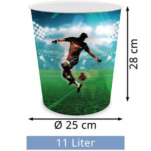 Produktbild für Papierkorb itenga 33106097, Fußball