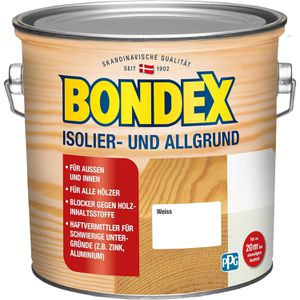 Isolierfarbe Bondex Isolier-& Allgrund weiß 2,5l