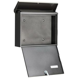 Produktbild für Briefkasten Burg-Wächter Journal 5867 E, grau, aus Stahl