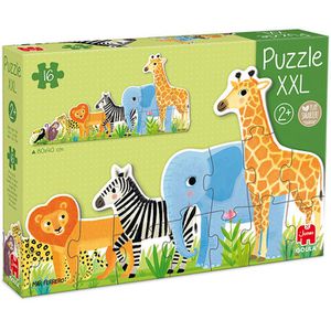 Goula Puzzle 53426 XXL Dschungel, 16 Teile, ab 2 Jahre