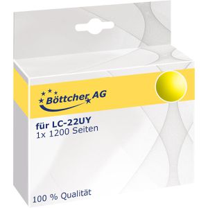 Produktbild für Tinte Böttcher-AG für Brother LC-22UY