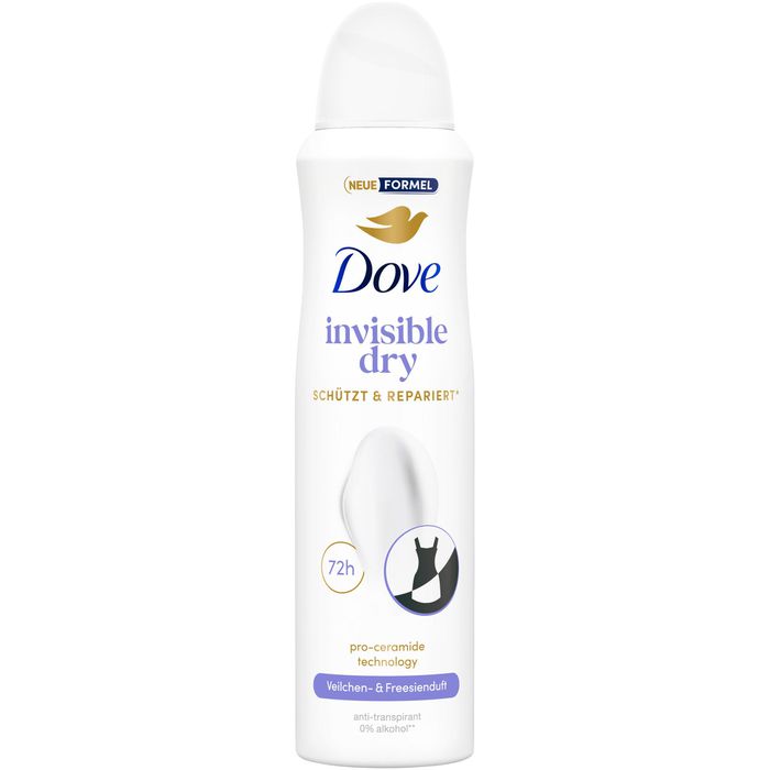 Dove Advanced Care Deo Spray Unsichtbar | 200 Ml Anti-Transpirant | 48h Frische & Zuverlässiger Schutz