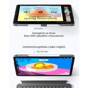 Produktbild für Tablet-Hülle Inateck KB04122-13A, grau
