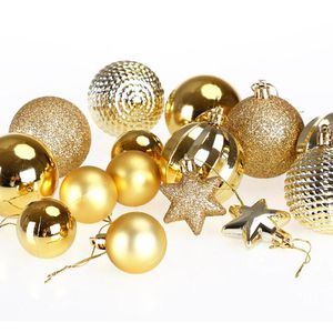 Produktbild für Weihnachtskugeln CASARIA gold