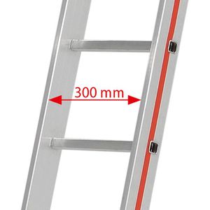 Produktbild für Schiebeleiter Hymer 604612, 2 x 6 Sprossen