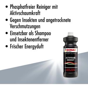 Produktbild für Autoshampoo Sonax Actifoam Energy, mit Energy-Duft