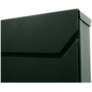 Produktbild für Briefkasten SafePost ScanPro 800 RAL6009, grün, aus Stahl