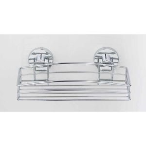 Produktbild für Duschablage Wenko Vacuum-Loc Wandablage, verchromt