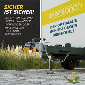 Produktbild für Anhängerschloss Monzana 101757 mit Schlüsselschloss