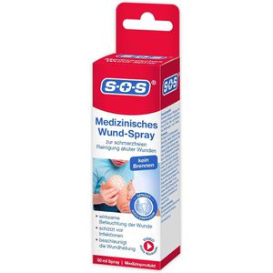 Wundspray SOS Medizinisches Spray, KInder & Erwachsene, 50ml