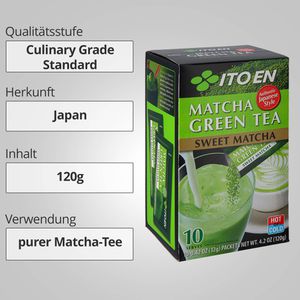 Produktbild für Matcha ITO-EN gesüßtes Grünteepulver