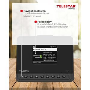 Produktbild für Digitalradio-Adapter Telestar Top 400 schwarz