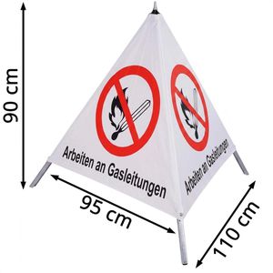 Produktbild für Faltsignal SafetyMarking Feuer und Rauchen verboten