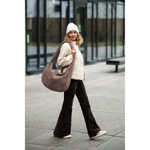 Produktbild für Umhängetasche Reisenthel Moonbag, Polyester, teddy chocolate