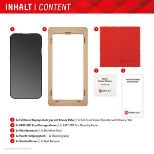 Produktbild für Displayschutzfolie Displex Privacy Glas, 10H