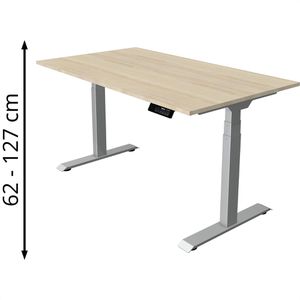 Schreibtisch Kerkmann Move 1 stable, ahorn / silber