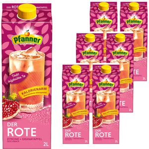 Eistee Pfanner Der Rote Zitrone-Granatapfel, im Tetrapack