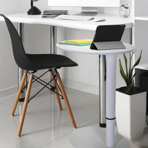 Produktbild für Beistelltisch hJh-OFFICE Stand III 830055, weiß, Holz / Metall