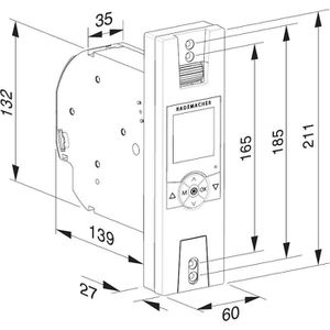 Produktbild für Gurtwickler Rademacher 1800-UW RolloTron Comfort