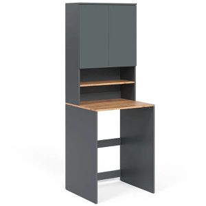 Produktbild für Waschmaschinenschrank Vicco Viktor,anthrazit / goldkraft eiche