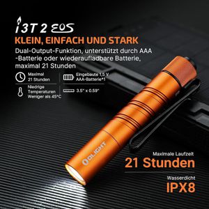 Produktbild für Taschenlampe Olight I3T2 EDC, LED, mit Batterie