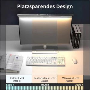 Produktbild für Monitorlampe Equip Screen, mit USB und LED