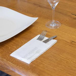 Produktbild für Bestecktaschen Tork Advanced 13662, Tissue, weiß