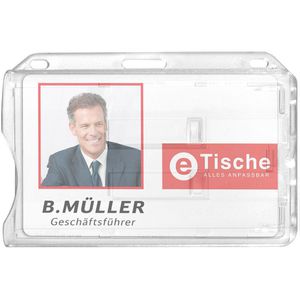 Kartenhalter Karteo 6405-E-0, Hartplastik