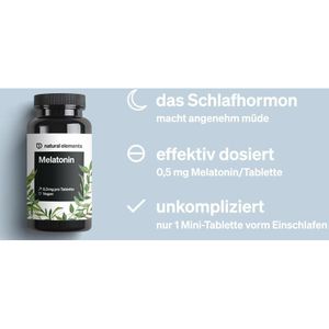 Produktbild für Melatonin natural-elements 365 Tabletten für 365 Nächte