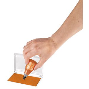 Produktbild für Stempelfarbe Colop Make, wasserbasiert, shiny orange