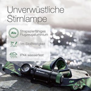 Produktbild für Stirnlampe GP Batteries CH35 LED, wiederaufladbar