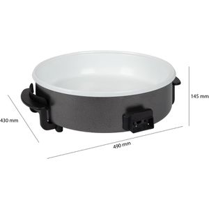 Produktbild für Elektrische-Pfanne Clatronic PP 3570 C, Ø 42 cm