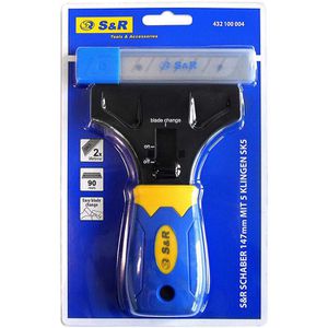 Produktbild für Schaber S&amp;R 432100004, mit 5 Edelstahlklingen