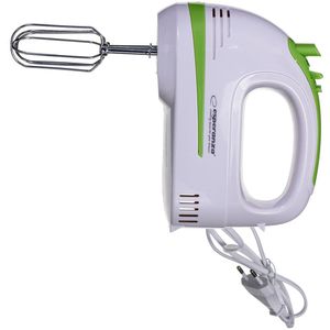 Produktbild für Handmixer esperanza Apple Pie, weiß, 5 Geschwindigkeiten