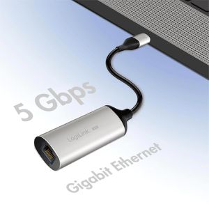 Produktbild für USB-Adapter LogiLink UA0456, silber