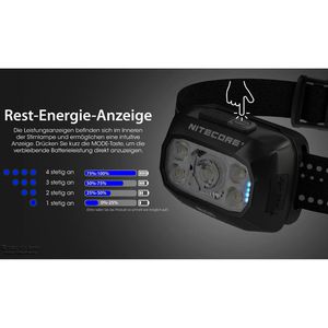 Produktbild für Stirnlampe Nitecore NU30 LED, wiederaufladbar