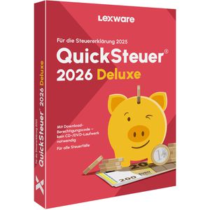 Finanzsoftware Lexware QuickSteuer Deluxe 2026