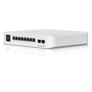 Switch UbiQuiti UniFi Pro 8 PoE, USW-Pro-8-PoE, managed